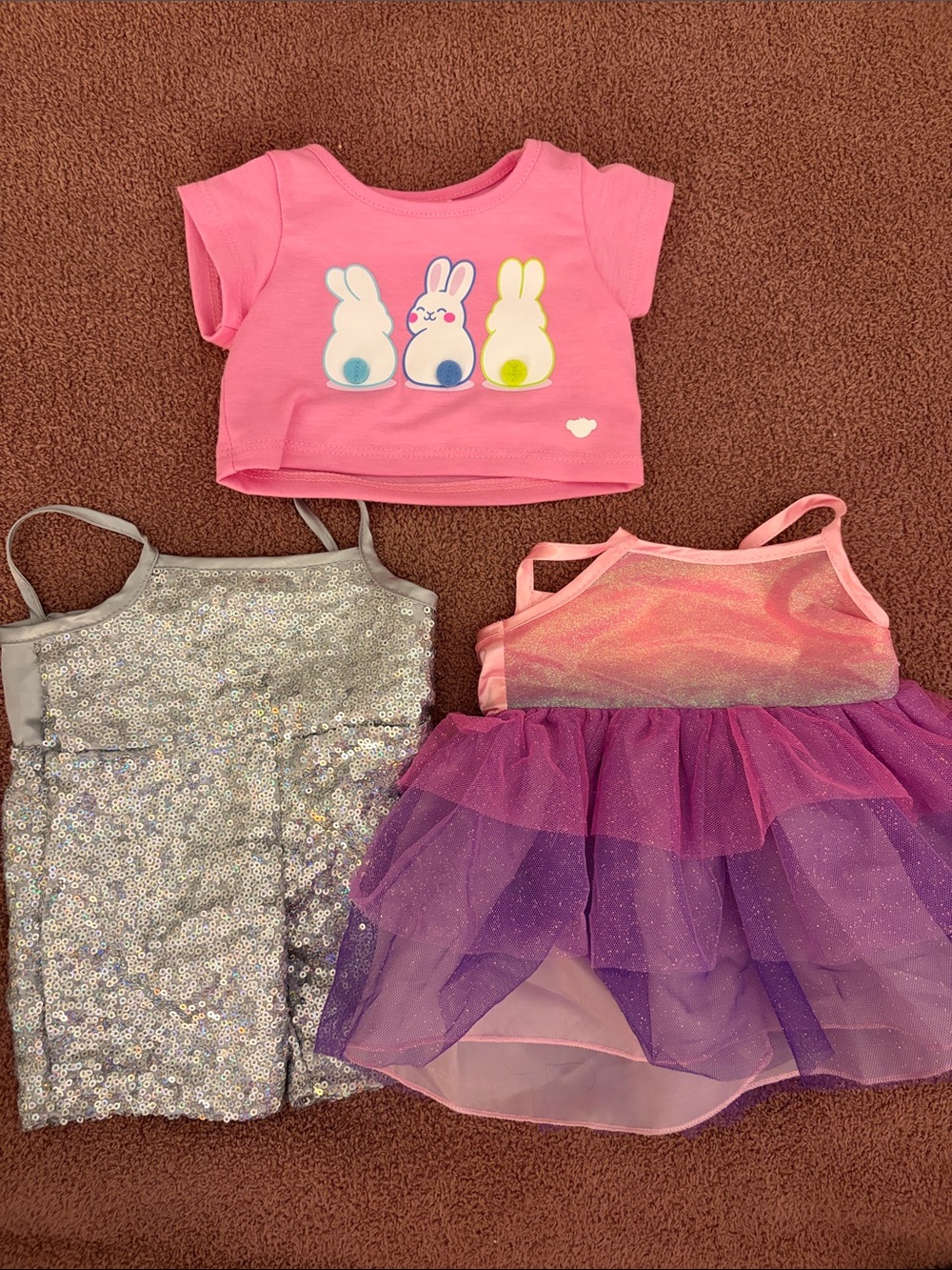 Build a Bear assorted clothing